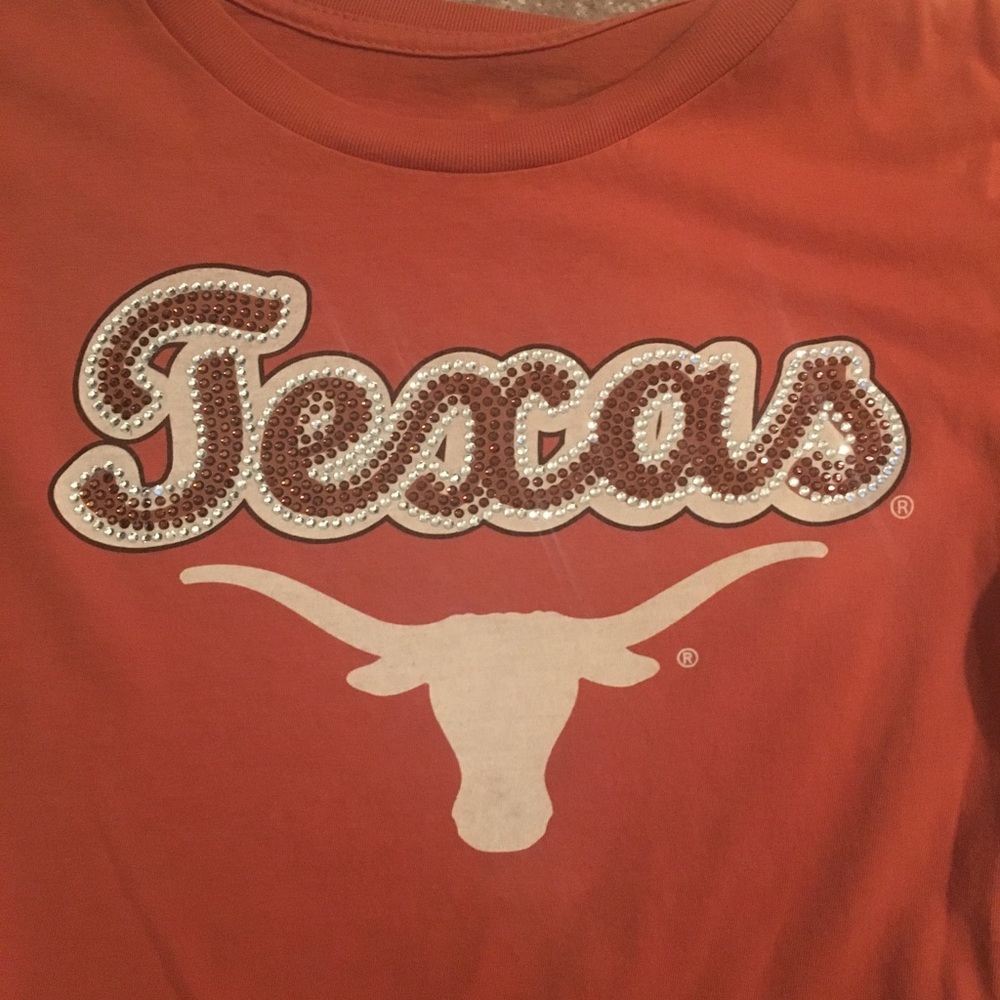 Texas Longhorns rhinestone t shirt